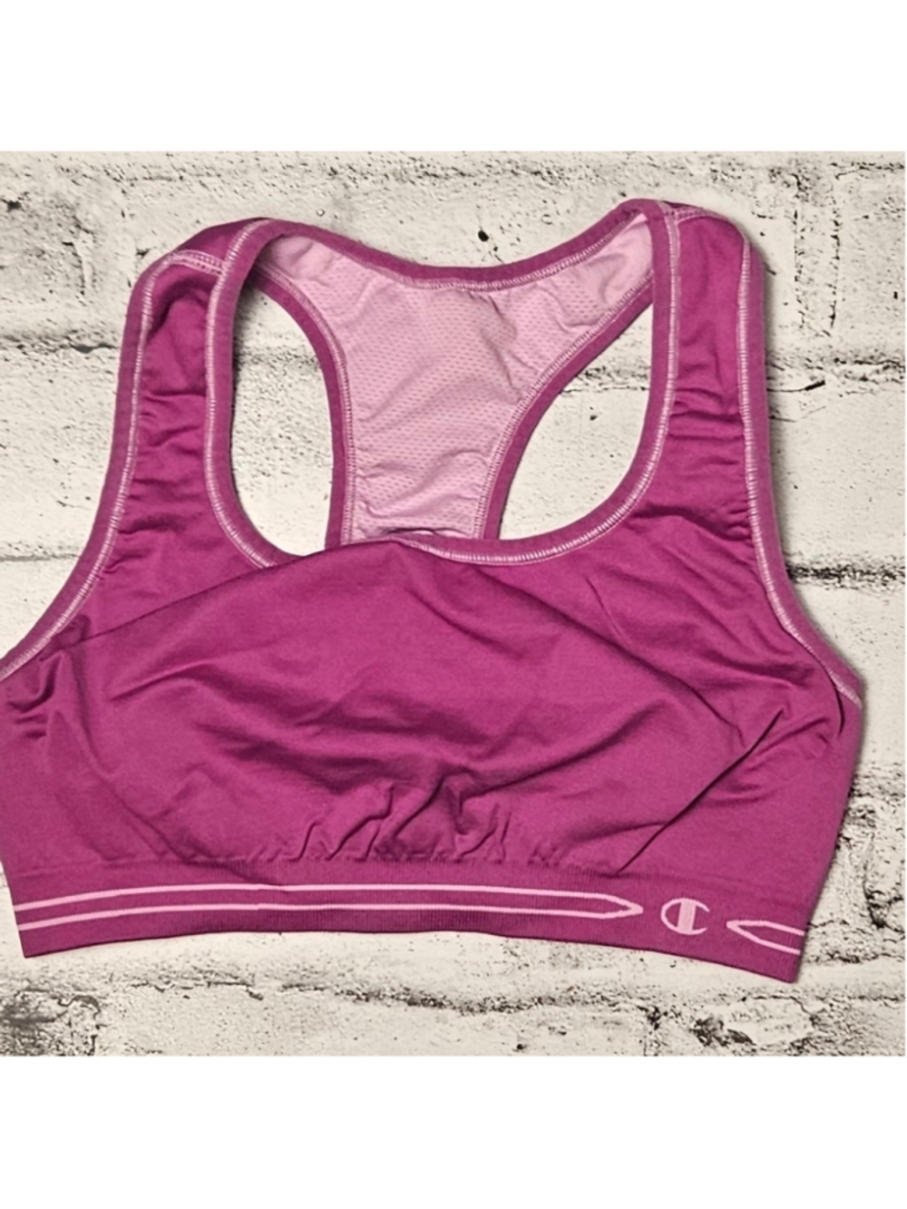 Champion Reversible Pink Purple Sports Bra Racerback XS Small